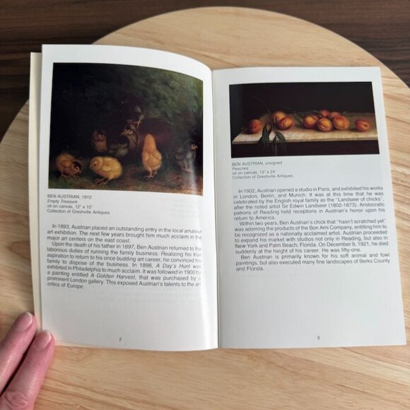 Artists Of Berks County: An Overview 1850-1920 Booklet Softcover Signed By Compi - Picture 5 of 9